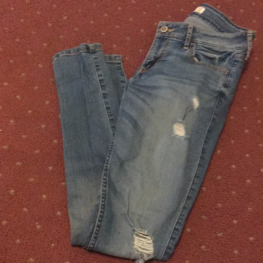 Hollister ripped jeans
